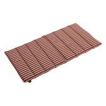 HAY Terrazza Folding seat cushion, 82 x 40 cm, terracotta bold stripe, product image