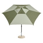 HAY Parasol Terrazza, hexagone, vert - vert foncé, image produit