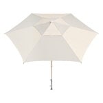 HAY Terrazza parasol, hexagon, off-white - grey, product image