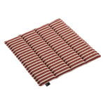 HAY Terrazza seat cushion, 40 x 40 cm, terracotta bold stripe, product image