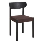 HAY Pack chair 11 tuoli, musta tammi - Steelcut 695, näkymä 1