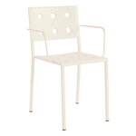 HAY Balcony dining chair with armrest, chalk beige