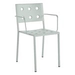 HAY Balcony dining chair with armrest, desert green