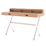 Hartô Hyppolite desk, oak - white