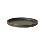 Hasami Porcelain Plate, 220 mm, black, product image