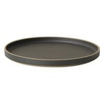 Hasami Porcelain Plate, 255 mm, black, product image