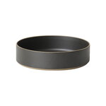 Hasami Porcelain Bowl, 220 mm, black, product image