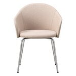 Fredericia Gomo armchair, brushed stainless steel - Blazer Fairfield, view 1