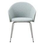 Fredericia Gomo armchair, brushed stainless steel - Mylla 811, view 1