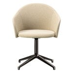 Fredericia Gomo armchair, swivel 4-star base, flint - Mylla 221, view 1