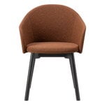 Fredericia Gomo armchair, wood base, black lacquered oak - Myr 362, view 1