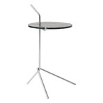 &Tradition Halten SH9 side table, smoked glass - stainless steel