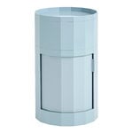 HAY Facet cabinet incl. feet and castors, high, misty blue, product image