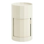 HAY Facet cabinet incl. feet and castors, high, eggshell, product image