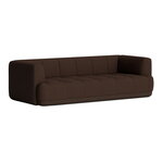 HAY Quilton Duo 3-seater sofa, brown, Remix 356 - Hallingdal 370