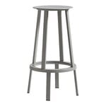 HAY Revolver bar stool, 76 cm, grey