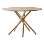 Eberhart Furniture Hector ruokapöytä, 120 cm, vaalea tammi