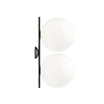 Flos IC C/W2 Double wall/ceiling lamp, black
