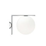 Flos IC C/W2 wall/ceiling lamp, chrome