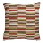 Røros Tweed Ida cushion, 50 x 50 cm, olive burgundy