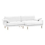 Interface Bebé sofa w/ chaise longue, right, white Jagger 1 - oak