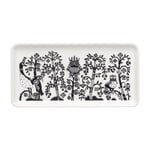 Iittala Assiette Taika, rectangulaire, 12 x 24 cm, noire