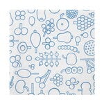 Iittala Serviette en papier OTC Frutta, 33 cm, bleu clair