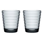 Iittala Aino Aalto glas 22 cl, 2-pack, grå, produktbild