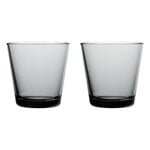 Iittala Kartio glas 21 cl, grå, 2-pack, produktbild