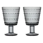 Iittala Kastehelmi Universalglas, 26 cl, 2 Stk., grau, produktbild