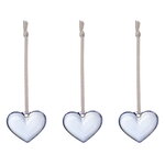 Iittala Iittala Glasherz, 50 mm, 3er-Set, blau, produktbild