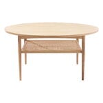 Aakjaer Furniture No.100 sohvapöytä, valkoöljytty tammi, näkymä 1