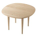 Brdr. Krüger Jari side table, model C60, oiled oak, product image