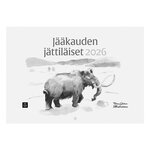Teemu Järvi Illustrations Jääkauden jättiläiset seinäkalenteri 2026, tuotekuva