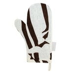 Saana ja Olli In My Own Time oven mitten, off-white - dark brown, product image