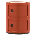 Kartell Componibili storage unit, 2 modules, orange, product image