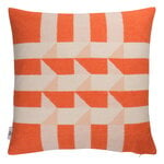 Røros Tweed Kvam cushion, 50 x 50 cm, orange