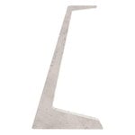 Kaiku Acoustics Kaiku Root headphone stand, white concrete, view 1
