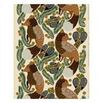 Marimekko Ketunmarja cotton-linen fabric, linen - gold - brown, product image