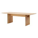 Karimoku Case N-DT01 dining table, 90 x 200 cm, lacquered oak, product image