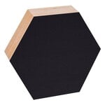 Kotonadesign Noteboard hexagon, 25 cm, black