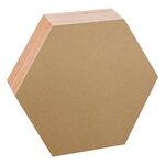 Kotonadesign Noteboard hexagon, 25 cm, gold