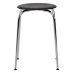 Labofa Tabouret Heritage 13.1, chêne noir - chrome