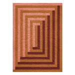 LAYERED Teklan Labyrinth rug, coral pink, product image