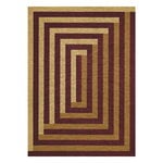 LAYERED Teklan Labyrinth rug, mulberry sand, product image
