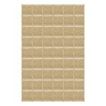 LAYERED Lilly wool rug, mustard