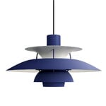 Louis Poulsen PH 5 Monochrome pendant, dusty indigo