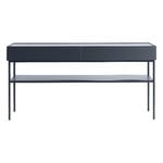 Asplund Luc Console 160 table, deep blue - Carrara marble, product image