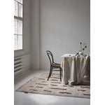 Sera Helsinki Laine rug knotted, off white - brown