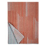 Lapuan Kankurit Aurora blanket, 130 x 180 cm, cinnamon - natural dyed woad, product image